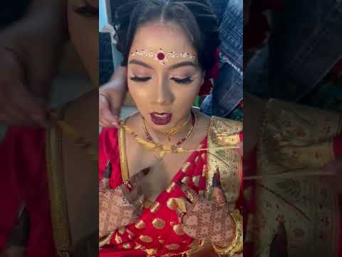 ক্লায়েন্টের গোল্ড কালেকশন 😍 call 7431044308 ☎️💗 #gold #100k #makeup #youtube #bridal #jewellery