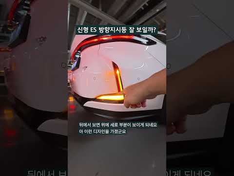 렉서스 신형 <strong>ES</strong>, 방향지시등이 안보인다고?