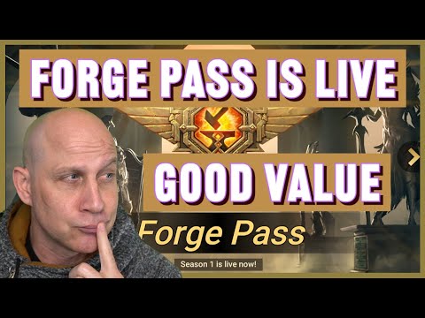 OMG FORGE PASS! HA | ok value, but DON'T BUY IT - RAID SHADOW LEGENDS Forge pass season 1