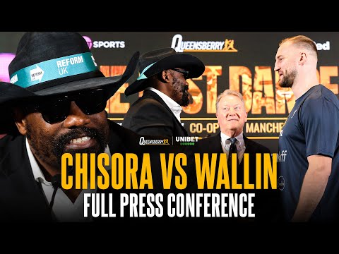 FULL MAIN EVENT PRESS CONFERENCE! Derek Chisora vs Otto Wallin – The Last Dance 🥊