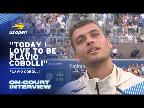 Flavio Cobolli On-Court Interview | 2026 US Open Round 2