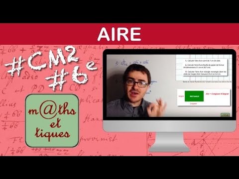 Calculer une aire - CM2 / Sixième