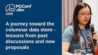 A journey toward the columnar data store - lessons from past discussions and new proposals