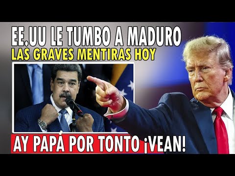 ¡ESCÁNDALO! EE.UU Desmintió CON TODO a NICOLÁS MADURO les acabo el tiempo ¡ESTO SE PUSO INTERESANTE!