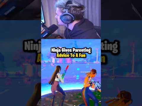 Ninja Tries To Give Parenting Advice #ninja #fortnite #trending