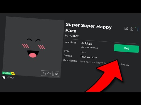 Roblox Super Happy Face Code 07 2021 - how to get a free face roblox