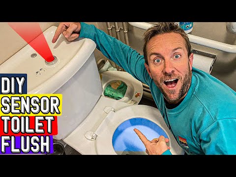 How to Install DIY Infra Red Contactless Toilet Flush