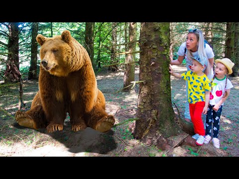 Alex y Gaby van al bosque, divertida historia de aventuras