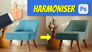 Harmoniser vos insertions en 1 clic dans Photoshop BETA avec la commande HARMONISER