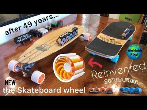 CLOUDWHEELS new Spiral Core Rebound Nautilus Bionic Skate Wheel - Andrew Penman Vlog No. 197