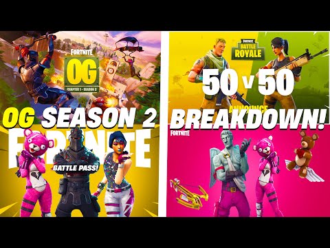 Fortnite OG Season 2 NEWS & BREAKDOWN! (FULL Battle Pass, Remix Skins)