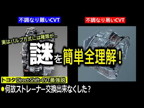【謎解き!】不調CVTの特徴と最強トヨタの隠し●●方式...