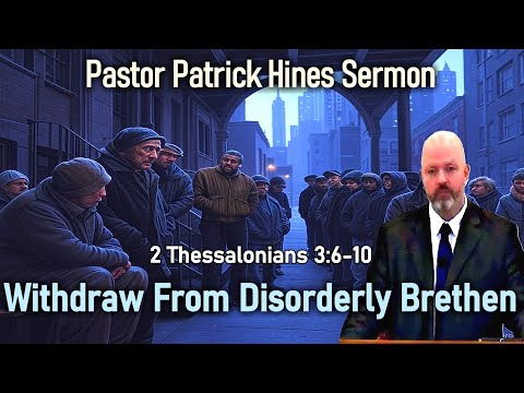 Withdraw From Disorderly Brethen - Pastor Patrick Hines Sermon