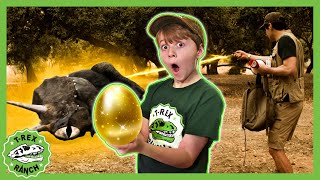 Dinosaur Park Egg-Man Adventure | 🦖🦕 T-Rex Ranch Dinosaur Videos
