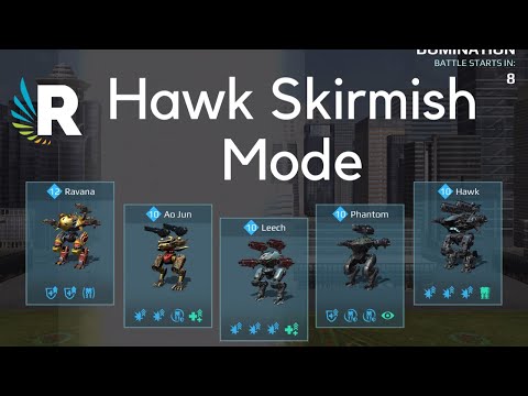 War Robots: HAWK, PHANTOM, LEECH, AO JUN And RAVANA Gameplay In New Skirmish Mode + Giveaway Update