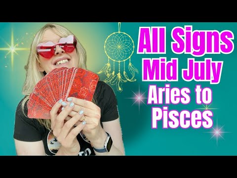 ALL SIGNS MID-JULY TAROT - ARIES ➡️ PISCES - TIMESTAMPED EACH STAR SIGN - LOVE ❤️ CAREER 💼 DESTINY🔮
