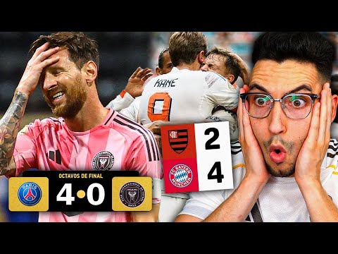 ¡EL PEOR FINAL para MESSI! PSG HUMILLA al INTER (4-0) y BAYERN ELIMINA a FLAMENGO (2-4)