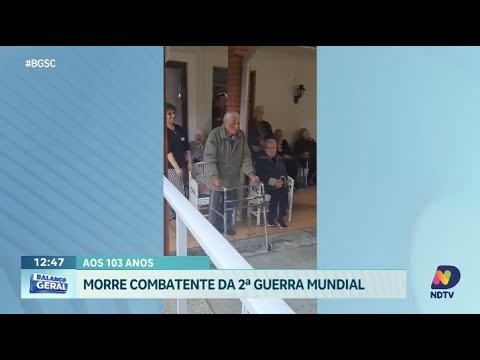 Joinville perde combatente da 2ª Guerra Mundial aos 103 anos