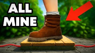 YouTube thumbnail for Memeio's video titled 'I Built a Jungle Trap Base in Rust'