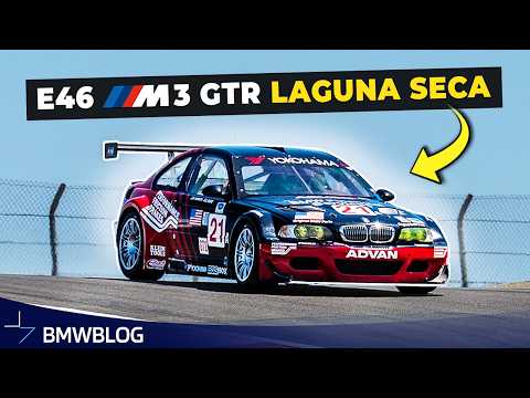 BMW E46 M3 GTR | Onboard at Laguna Seca Rolex Monterey Motorsports Reunion