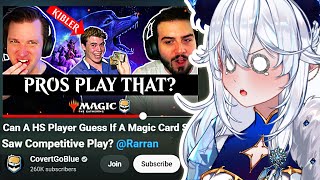 YUGIOH PLAYERS REACTS TO "Can A HS Player Guess If A Magic Card Saw Co