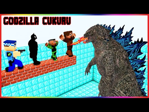 ÖLÜRSEN GODZİLLA ÇUKURUNA DÜŞERSİN! 😱 - Minecraft Zengin Fakir Hayatı