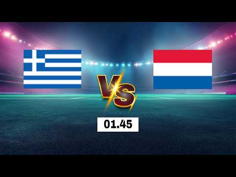 LIVE 🔴 Greece vs Netherlands | UEFA Nations League 2026 | Live Score