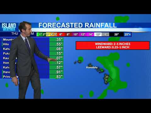 Thursday Weather Forecast | Weather Alert Day Thursday as Norbert remnants bring rain to Hawaii