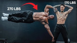 WORLDS STRONGEST Man VS His OWN BODYWEIGHT Ft Larry Wheels