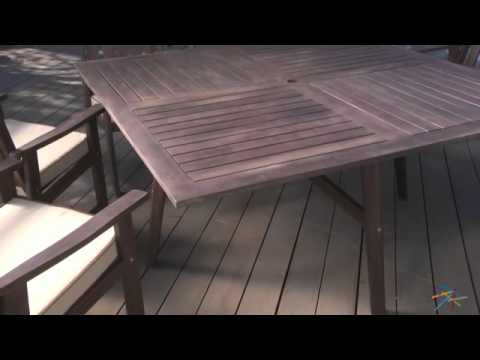 Cabos Collection Square Patio Dining Set - Product...