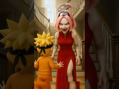 La madre de Naruto se convirtió en vampiro #IA #animacion #dibujos
