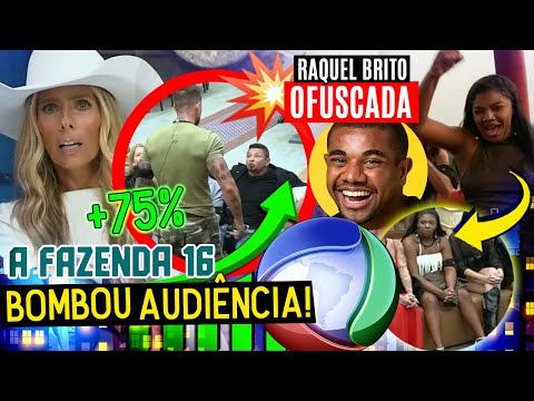 🚨A FAZENDA 16: RECORD SOBE AUDIÊNCIA com TRETA NA ESTREIA!💣 Raquel Brito É OFUSCADA e Davi DEBOCHA!🔥