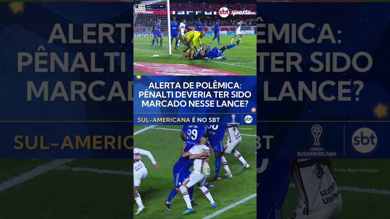 SÃO PAULO X MILLONARIOS: LANCE POLÊMICO
