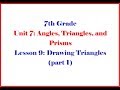 Triangle Properties and Angle Relationships