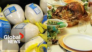 YouTube video thumbnail: Thanksgiving Turkey Dinner Will Cost More This Year Than 2025, Report Shows