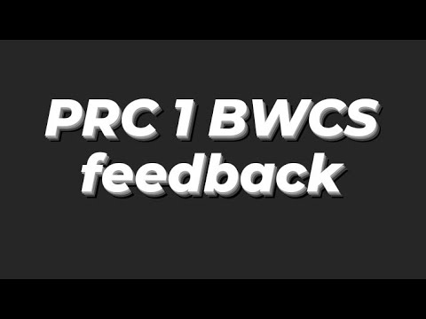 PRC 1 feedback  19 April 2022