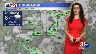 Grace is tracking this weekend's rain chances