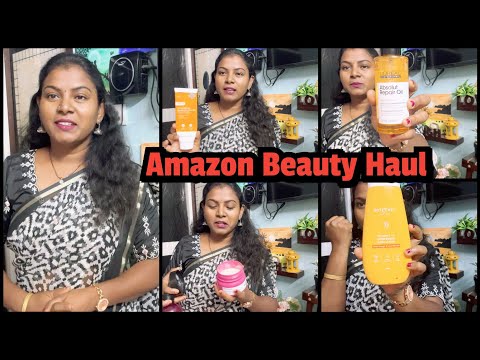 నా Hair Smoothening చేసుకోమంటారా?వద్దా? కామెంట్ చెయ్యండి👍amazon beauty haul ||Amulyaskitchen
