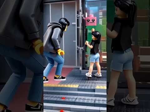 Lego Real Life Story 46 💢 Adiknya Jini mau di culik sama om om? #lrl #lego #fyp #funny #shorts