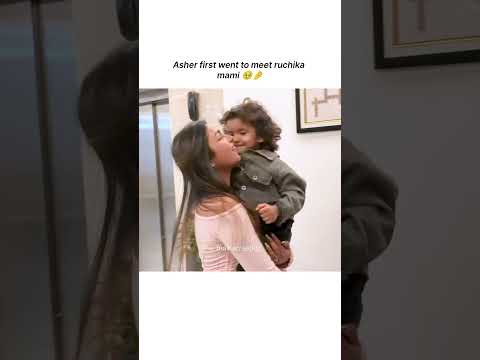 Asher loves ruchika mami 🥰 #triggeredinsaan #shortsfeed #trendingshorts #ruchikarathore #shorts