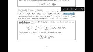 Variance d'une variable aléatoire discrète
