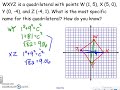 Proving Quadrilaterals on the Coordinate Plane