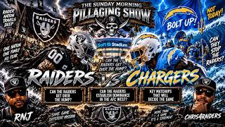 🏴‍☠️ THE SUNDAY MORNING PILLAGING SHOW! 🏴‍☠️  ⚔️ RAIDERS vs CHARGERS — BATTLE AT SOFI! ⚡ 📱