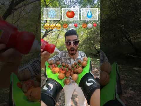 AMAZINGLY ASMR Catching Balls Challenge 3 Roundup      #amoofadaa  🌲 #shorts #funny