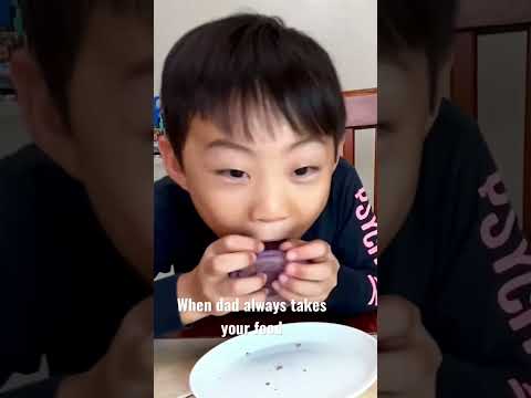 When Dad always takes your food