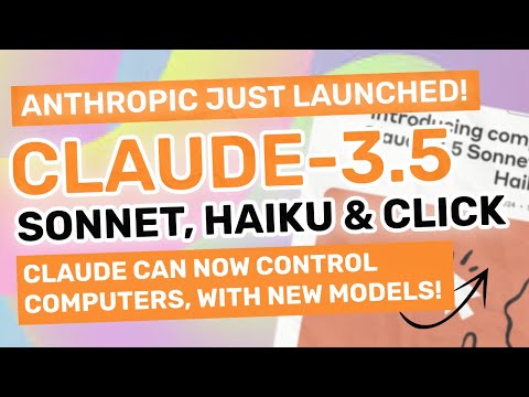 Claude-3.5 Haiku, Sonnet (New) & Computer Use : ANTHROPIC Just DROPPED BIGGEST New Model Launches!