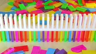 30 Minutes of Dominoes to Fall Asleep To | No Music | Satisfying ASMR