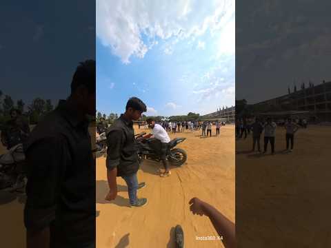 Rishi bike tho Burnout miss ayindi guys 🥲| #telugumotovlogs #telugumemes #telugucomedy #autoexpo