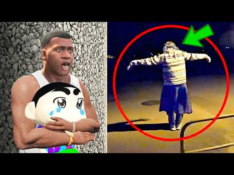 Franklin & Shinchan Found Serbian Dancing Lady in Los Santos || SHINCHAN GTA 5 VIDEO