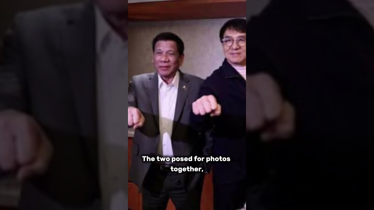 Duterte meets Jackie Chan #philippines #politics #duterte